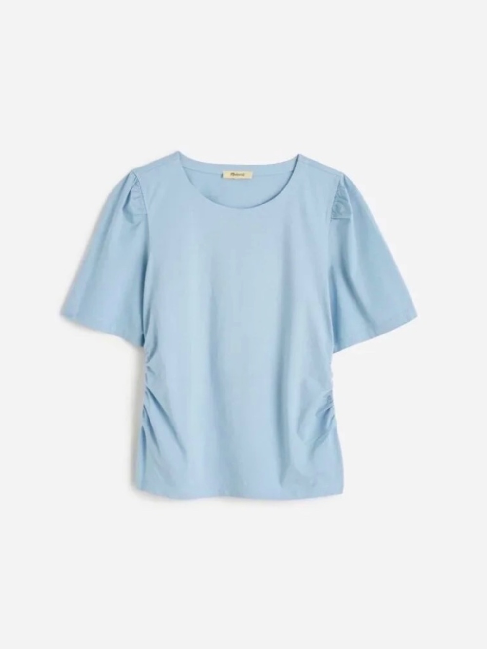 Madewell ruched tee XS